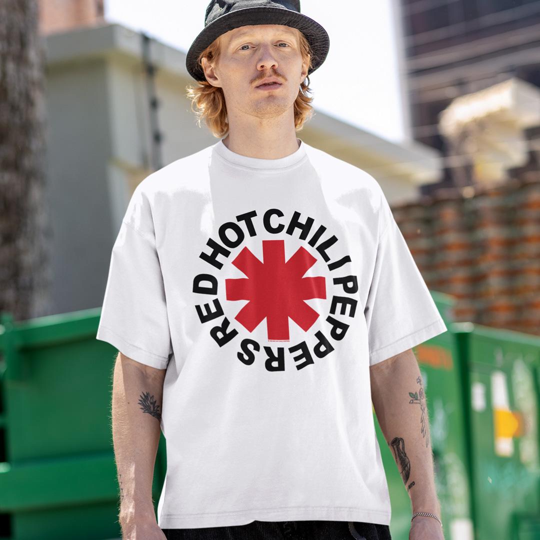 Футболка унисекс Red Hot Chili Peppers Logo 3XL Белый (00000008567)