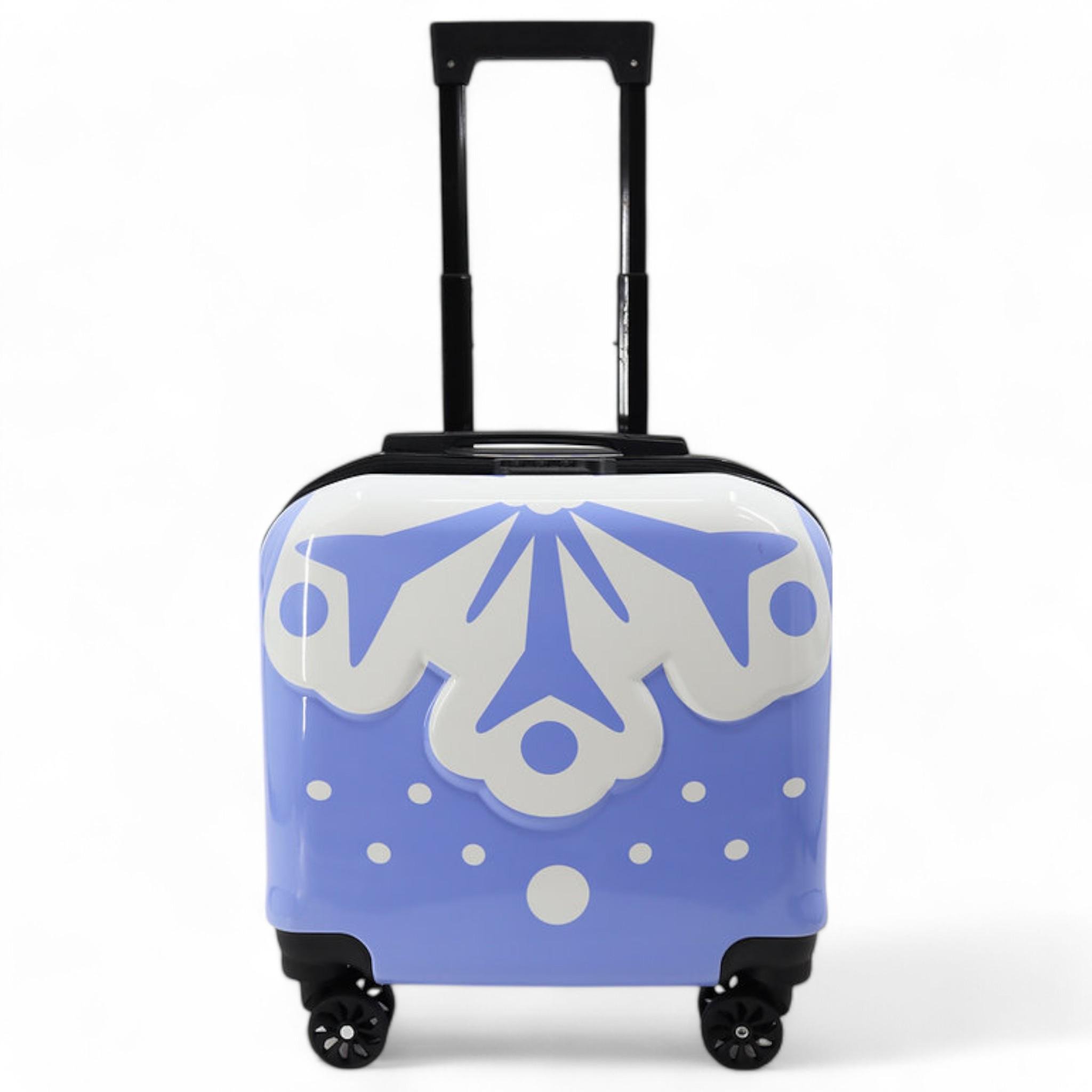 Валіза дитяча H&H White Snowflake ABS-пластик на 4 коліщатках з кодовим замком 35 л (S_F-5)