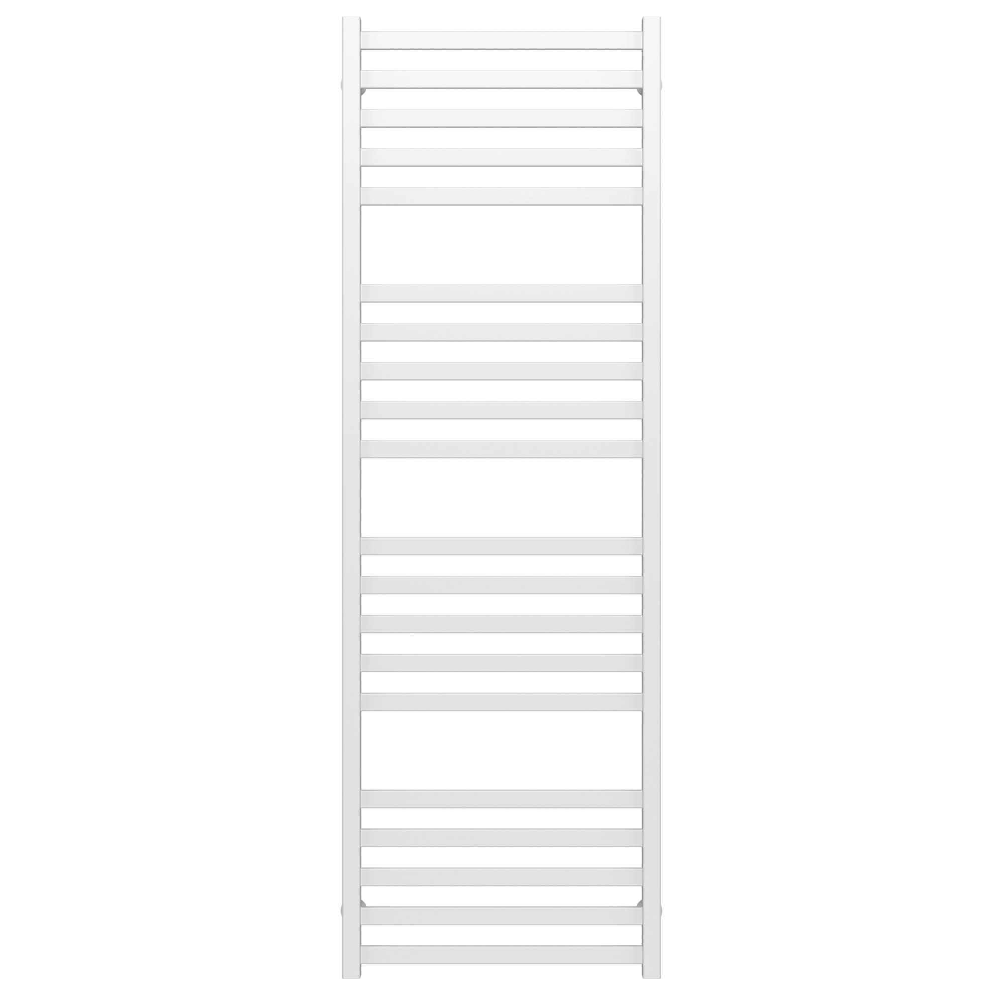 Полотенцесушитель водяной Deffi Magnus П20 нижнее подключение нержавеющая сталь 600х1600 мм Белый (A.MA.160.60.20.W.A)