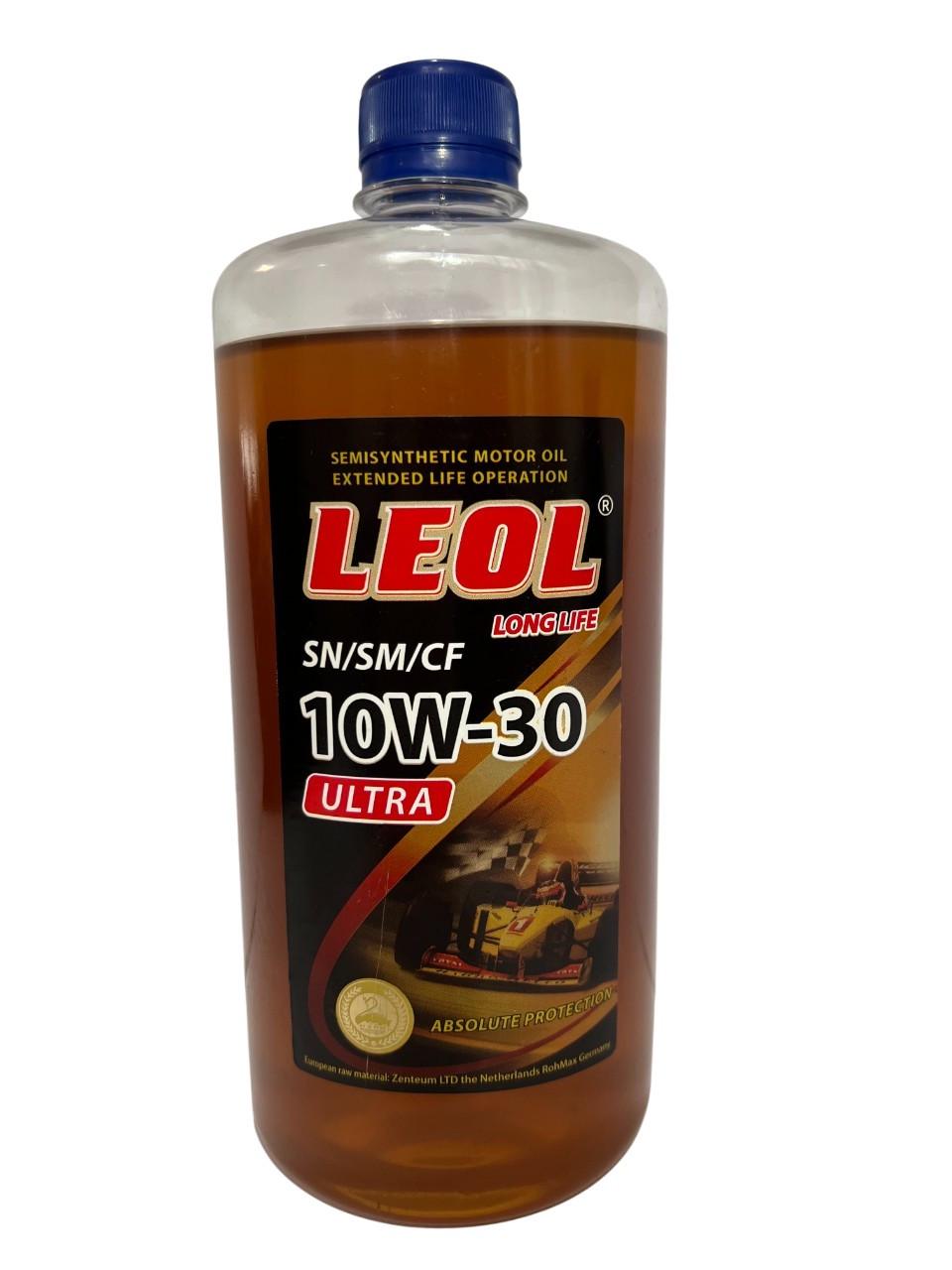 Моторное масло Леол Ультра 10W-30 SN/SM/CF 0,9 л (2627496250) Моторное масло Леол Ультра 10W-30 SN/SM/CF 0,9 л (2627496250)