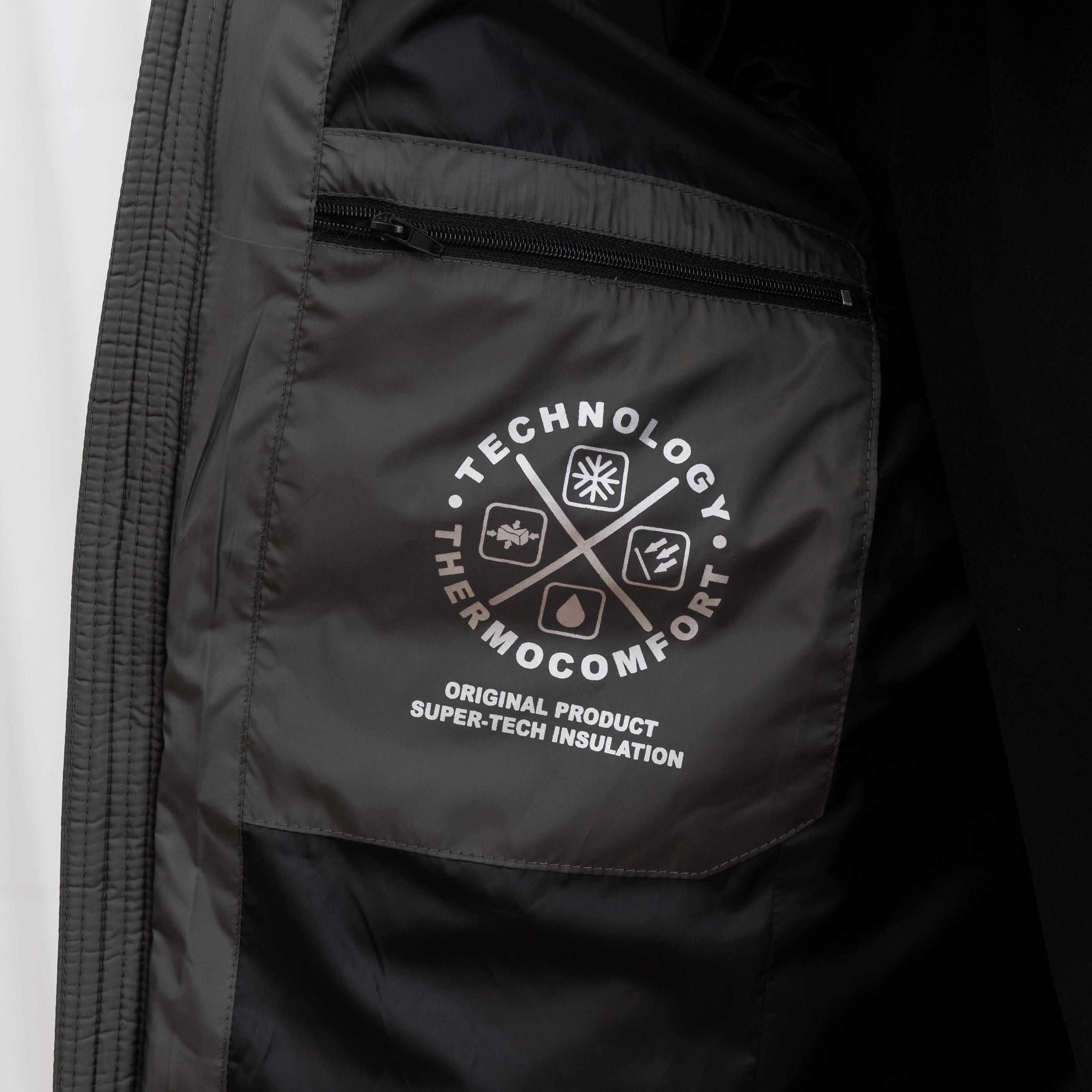 Куртка чоловіча зимова Vavalon 24-V р. 52 Графіт (29116020) - фото 6