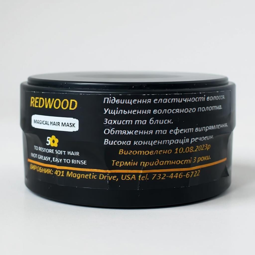 Маска для волосся з кератином REDWOOD Magical Hair Mask зміцнювальна для сухого та пошкодженого 50 мл