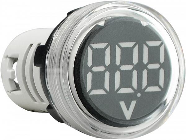 Вольтметр цифровий АСКО-Укрем ED16-22VD 30-500V AC круглий Білий (A0190010031) Вольтметр цифровий АСКО-Укрем ED16-22VD 30-500V AC круглий Білий (A0190010031)