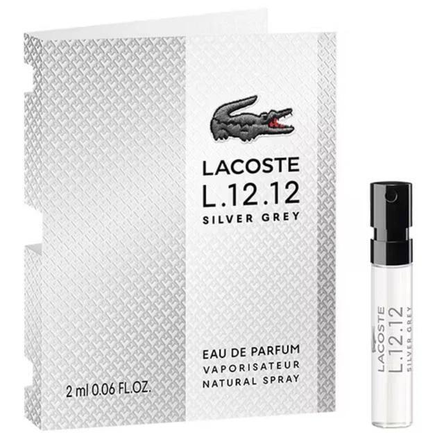Парфумована вода для чоловіків Lacoste L.12.12 Silver Grey 2 мл пробник (402202)