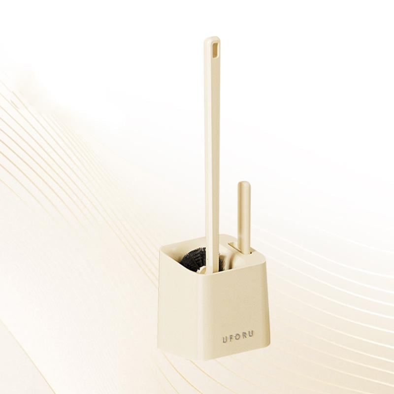 Йоржик для унитаза Uforu DB2436 с двумя щетками Бежевый (31266848)
