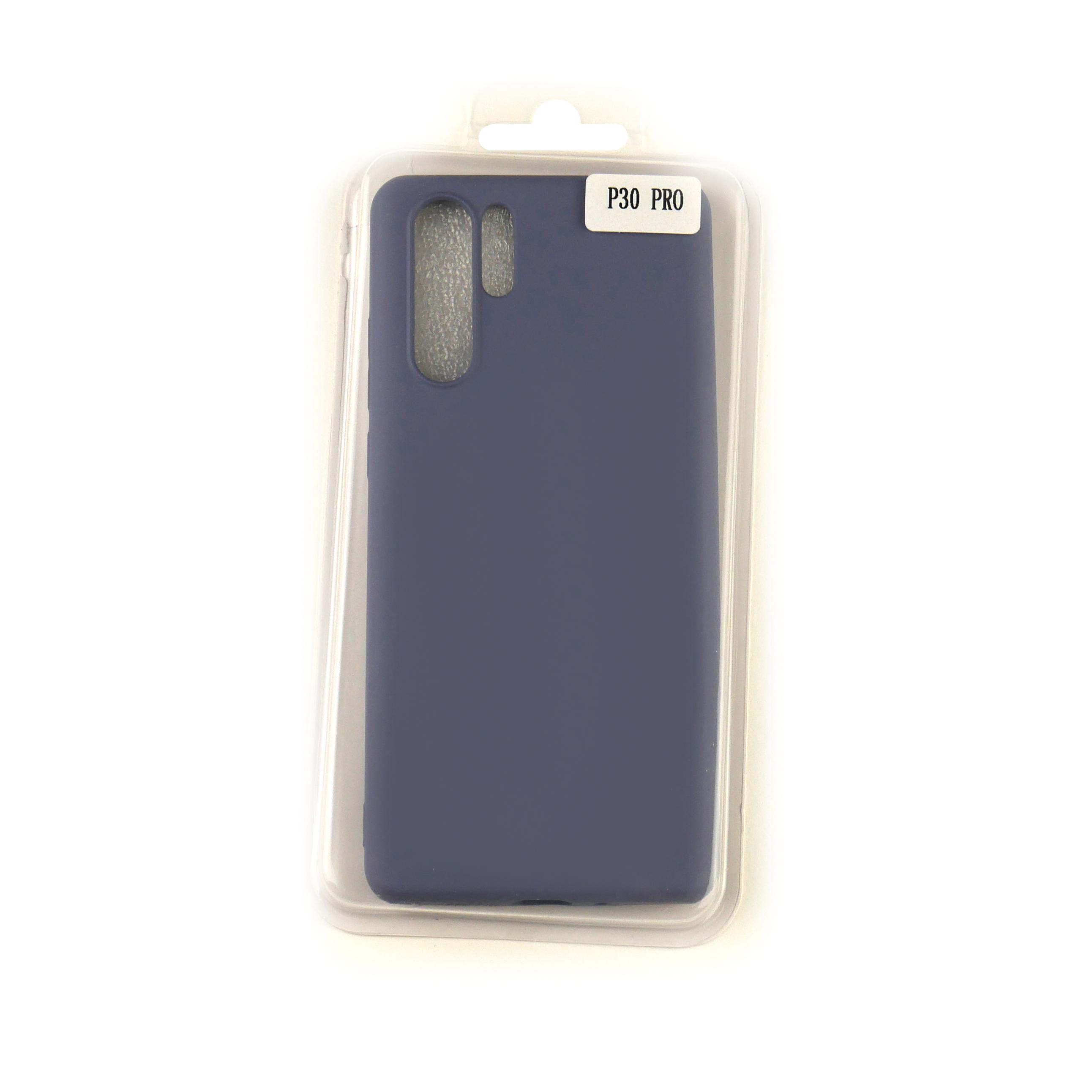 Чехол Silicone Case Full Cover Huawei P30 Pro Джинсовый