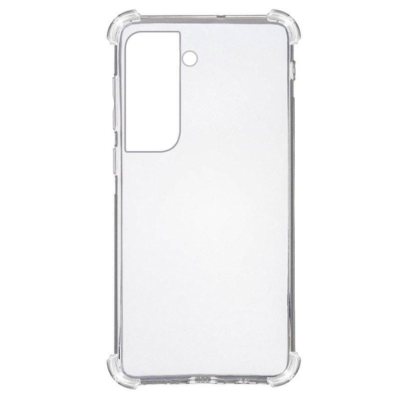 Противоударный TPU чехол GETMAN Ease logo усиленные углы для Samsung Galaxy S21 Бесцветный (прозрачный)