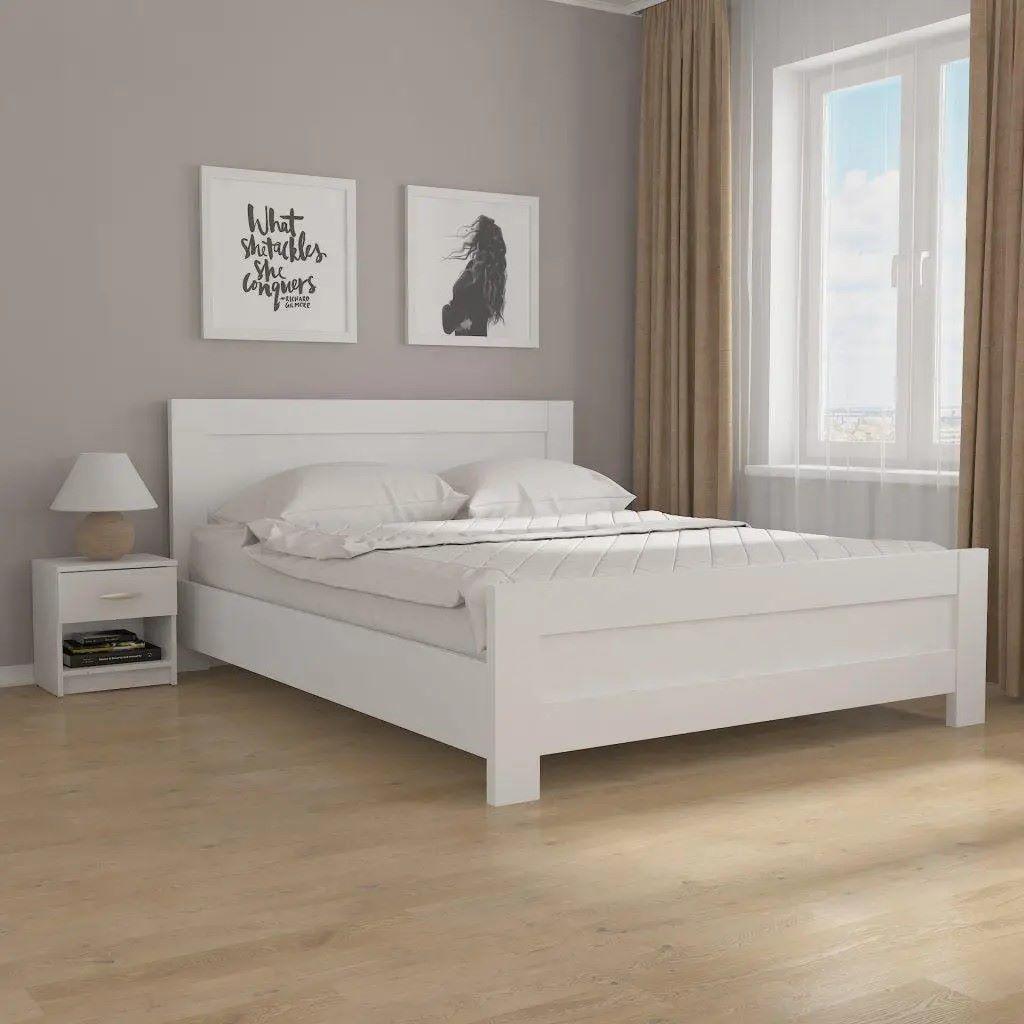 Кровать двухспальная ID-M-19 1657х930х2076 мм Белый (id-m-19-wh)