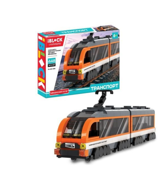 Конструктор Iblock PL-921-385 Скорый поезд 448 дет. (PL-921-385) - фото 2 Конструктор Iblock PL-921-385 Скорый поезд 448 дет. (PL-921-385) - фото 2