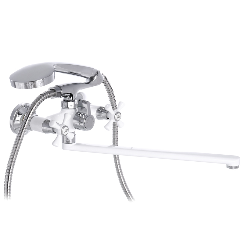 Смеситель для ванны MIXXUS Omega 140 MI2768 White Смеситель для ванны MIXXUS Omega 140 MI2768 White