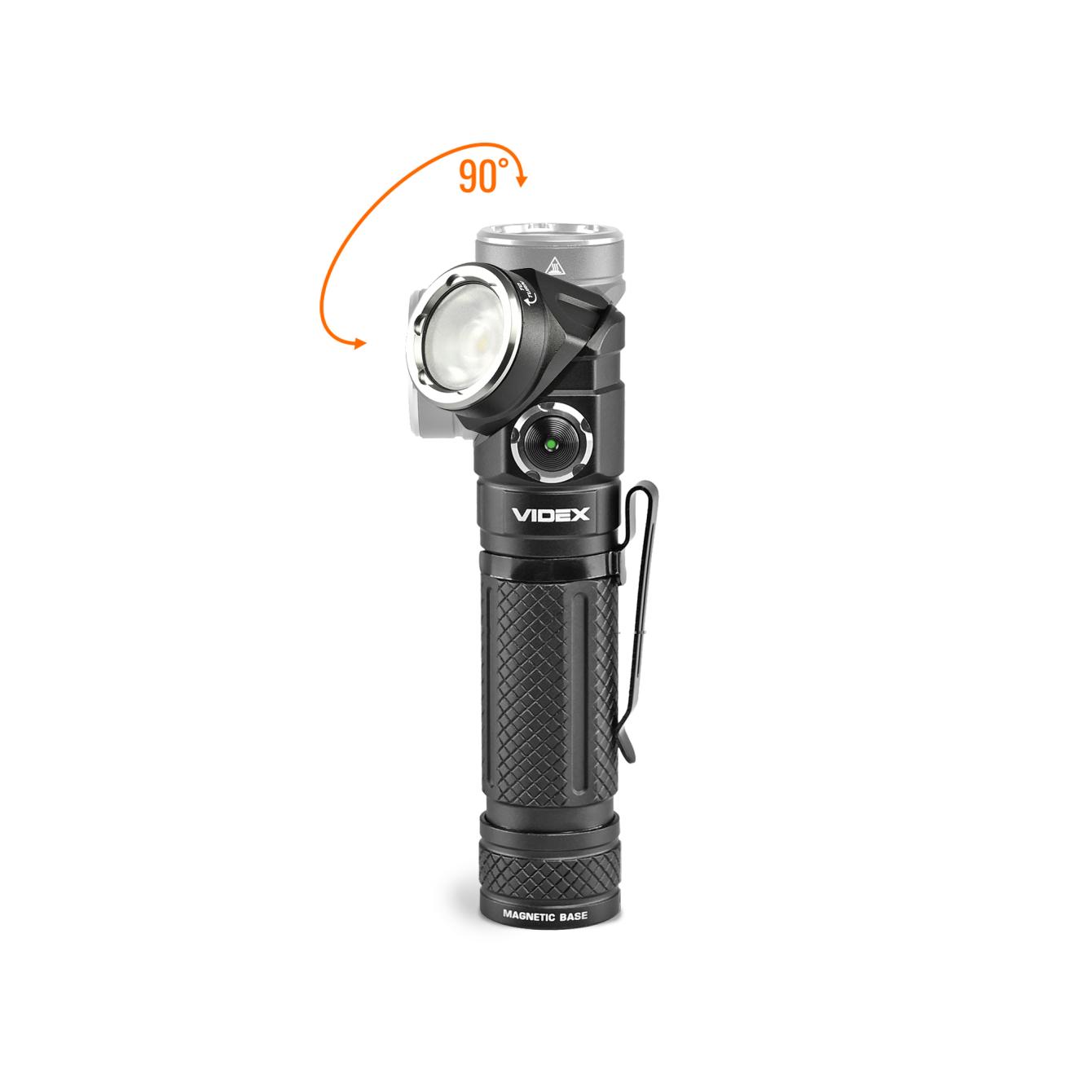 Ліхтарик портативний світлодіодний Videx VLF-A232R 1000Lm 5000K (VLF-A232R) - фото 3