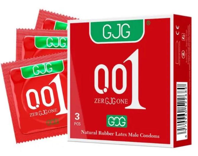 Презервативы ультратонкие GJG 001 с обильной смазкой 3 шт. (2104619050) Презервативы ультратонкие GJG 001 с обильной смазкой 3 шт. (2104619050)