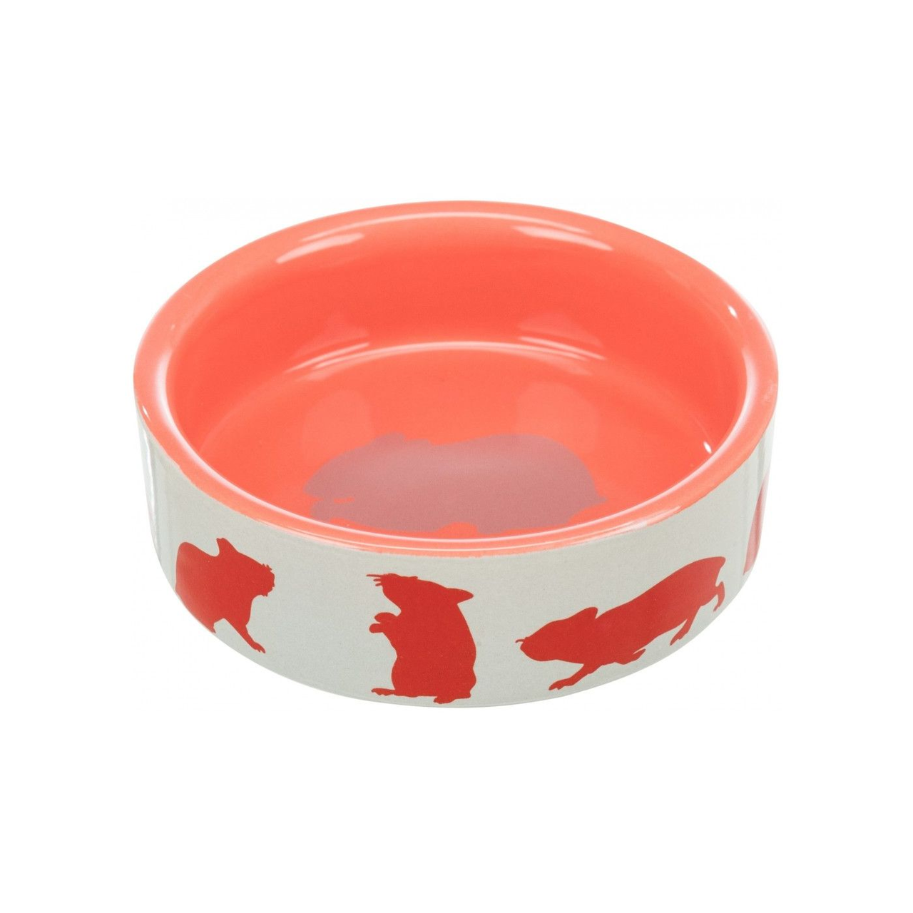 Миска Trixie для хомяков принт с грызуном керамическая 80 мл 8 см (4011905607313_1)