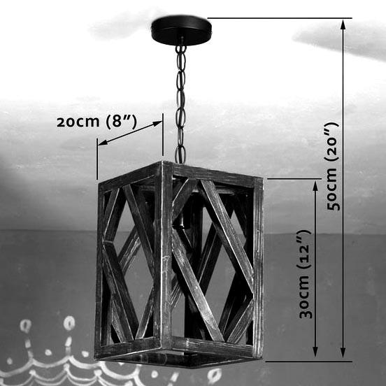 Подвесной светильник из дерева Бандоро Морион (ЛЮС-000911) - фото 2 Подвесной светильник из дерева Бандоро Морион (ЛЮС-000911) - фото 2