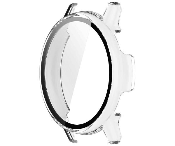 Чехол с защитным стеклом Protective Cover with Glass для Garmin Vivoactive 5 Прозрачный