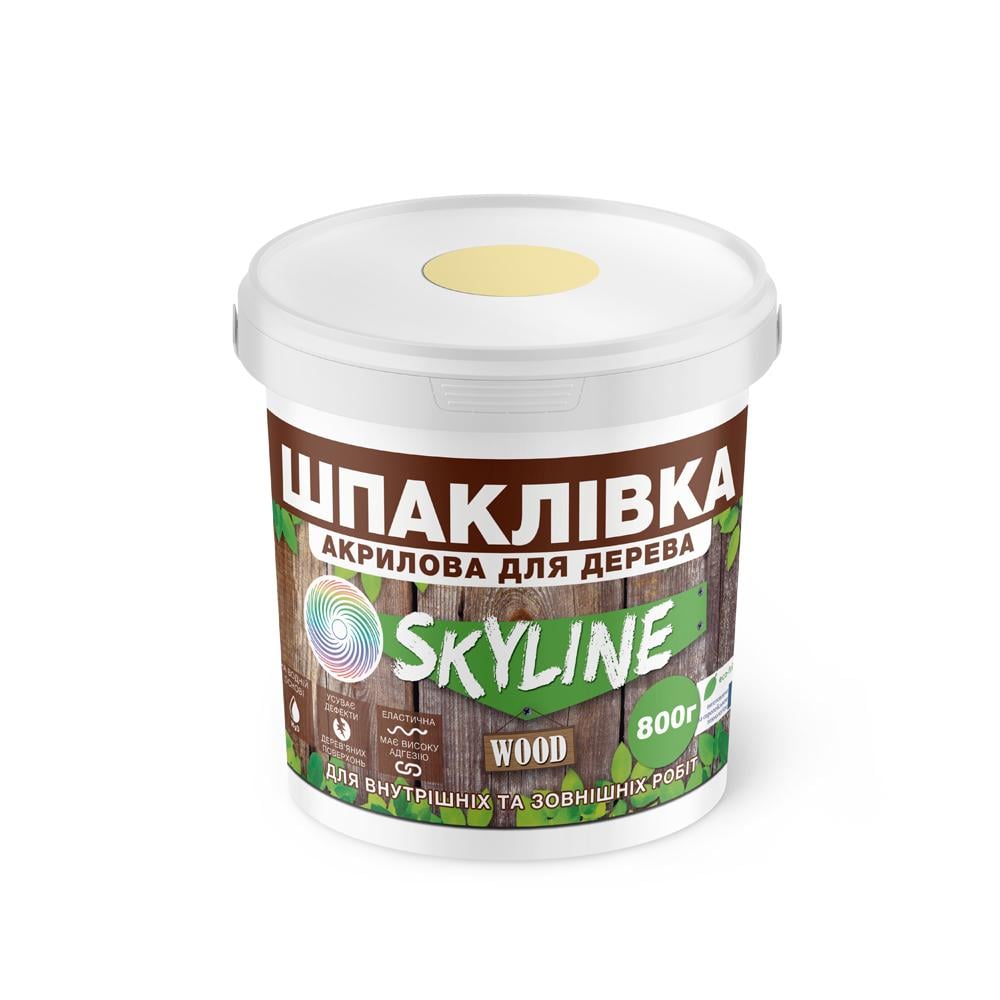 Шпаклевка акриловая Skyline Wood для дерева 800 г Сосна