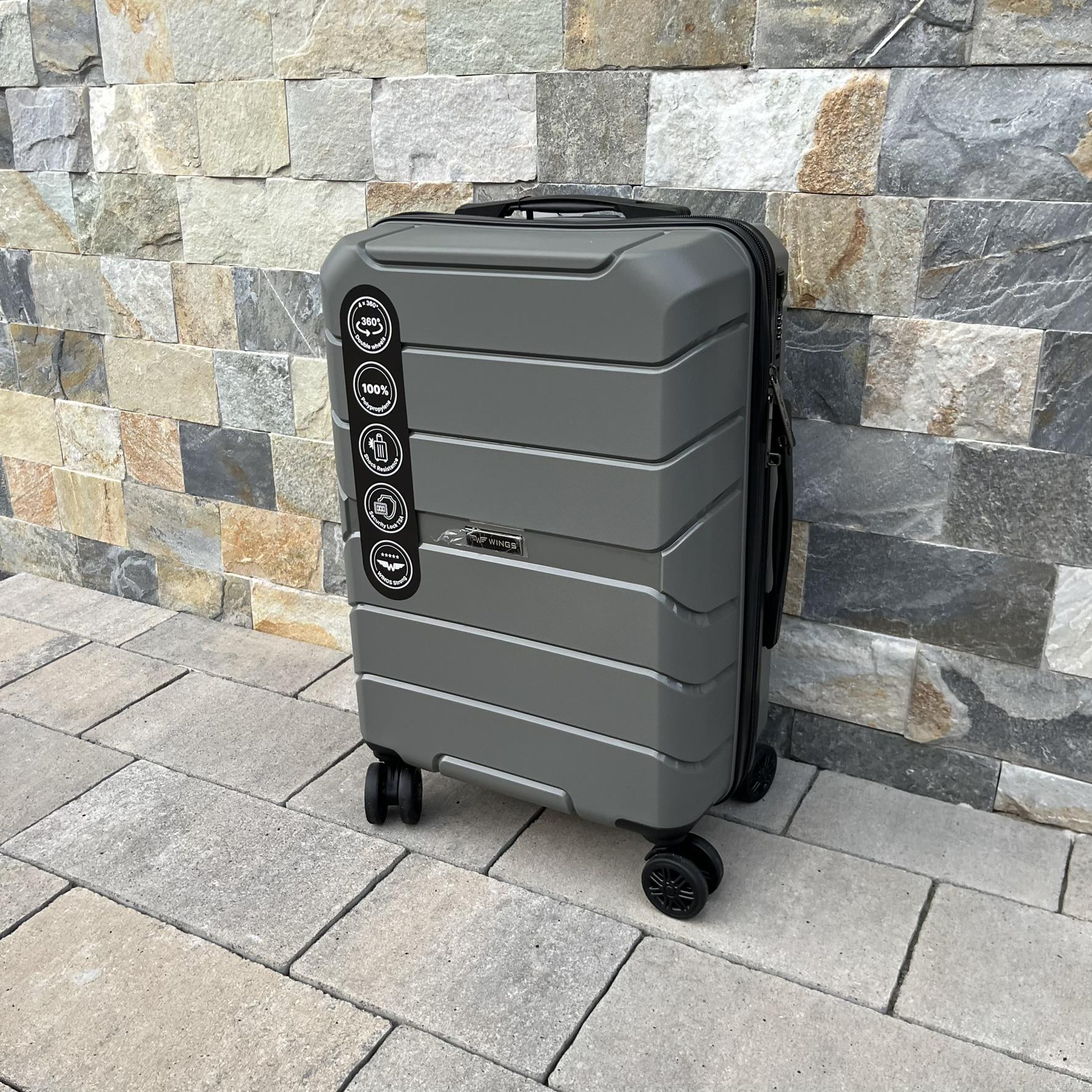 Валіза дорожня з поліпропілену Wings PP05 S Сірий (22630188) - фото 4 Валіза дорожня з поліпропілену Wings PP05 S Сірий (22630188) - фото 4