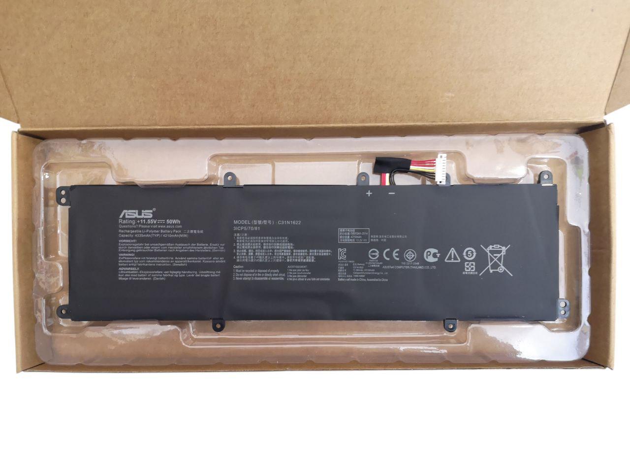 Акумулятор для Asus ZenBook UX3430UA/UX530U/UX530UQ/UX530UX/C31N1622 4335 mAh 50Wh (000013272)