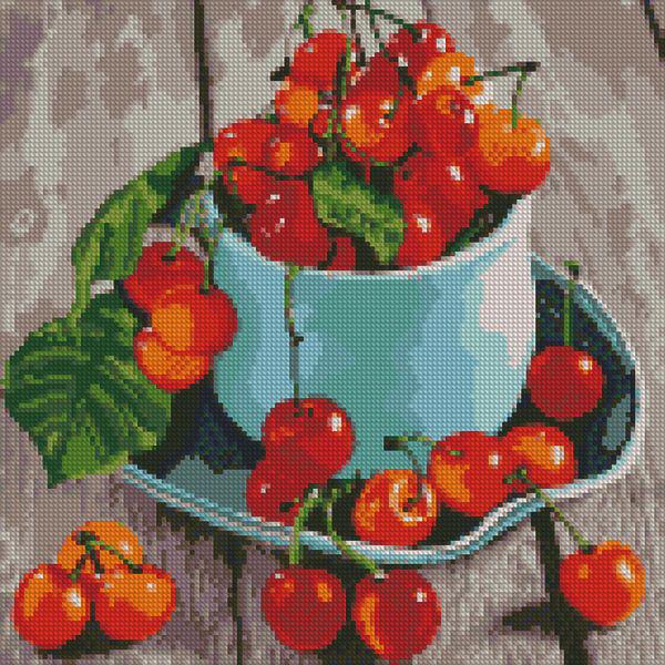 Алмазная мозаика Черешневые вкусности