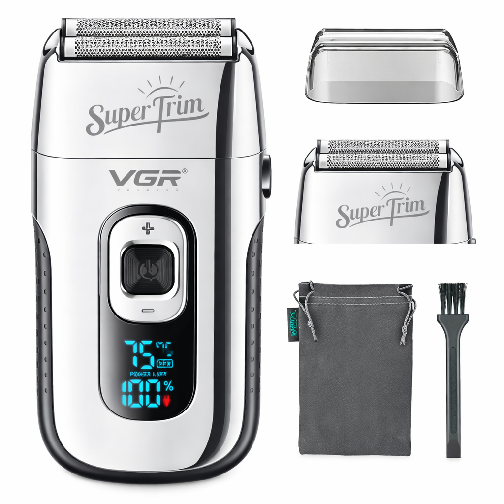 Шейвер сітковий VGR V-332 6500-7500 об/хв USB Silver (31567245)