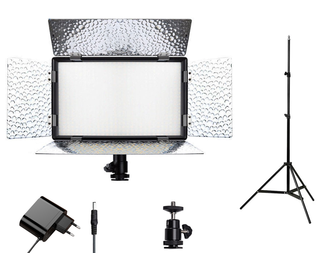 ᐉ Комплект Led света Teyeleec N-520PRO 3200-5600K сетевой адаптер 220 В ...