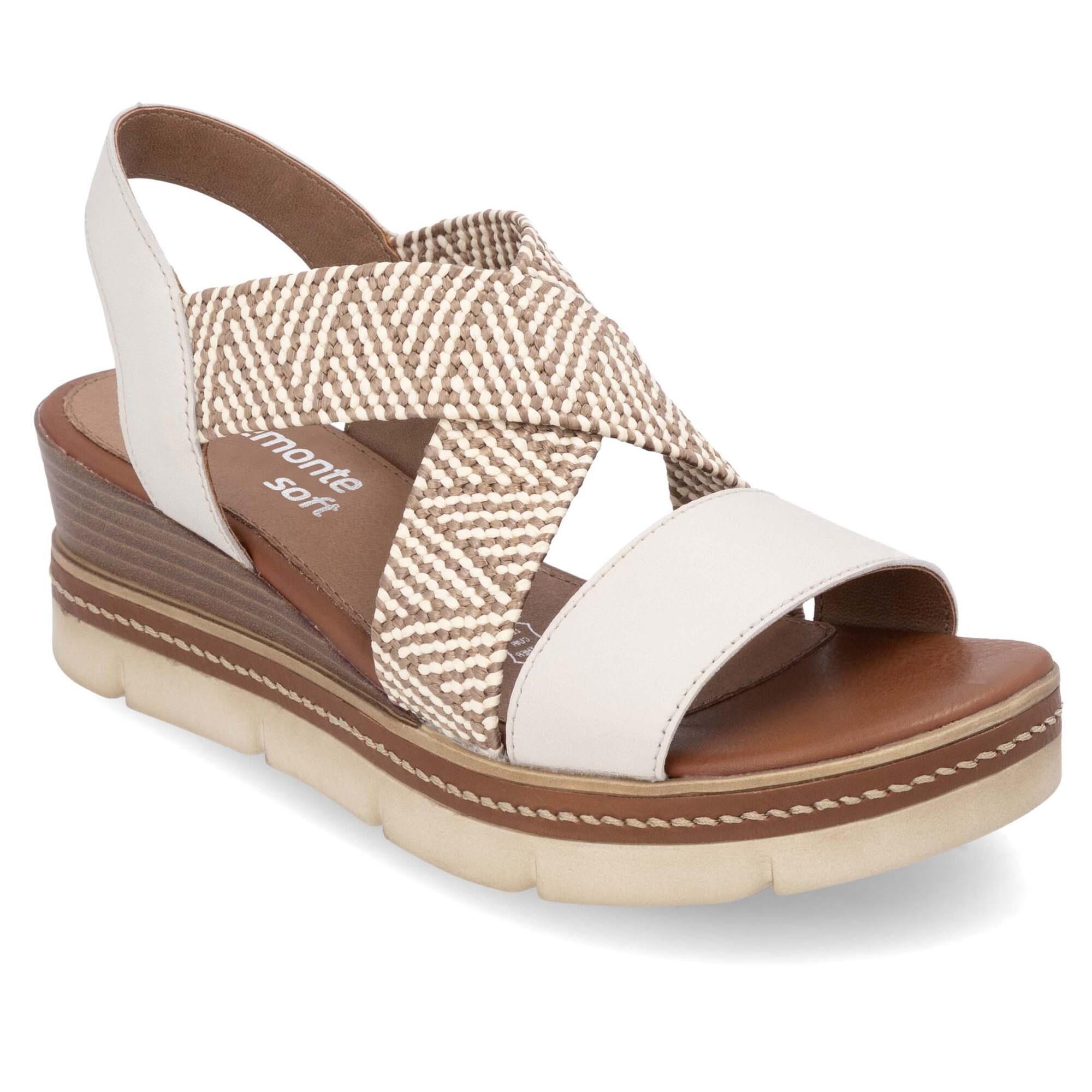 Босоножки женские летние REMONTE р. 38 Бежевый (060200-38)