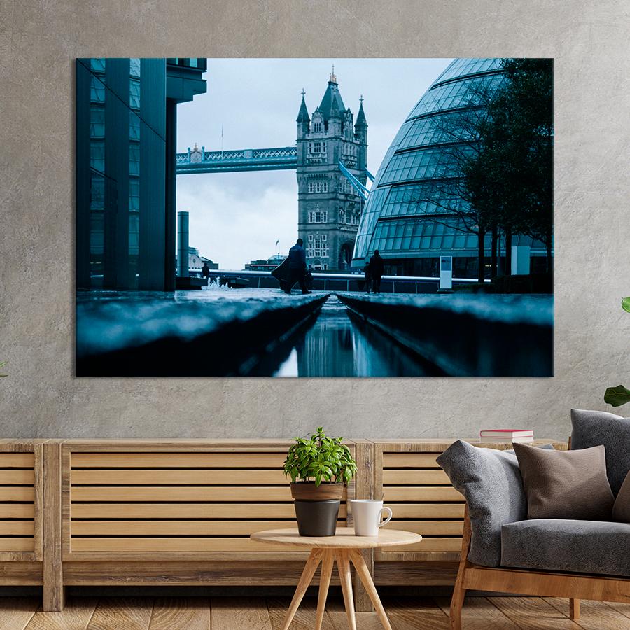 Картина город Вид на Тауэрский мост 51x34 см (A662-1)
