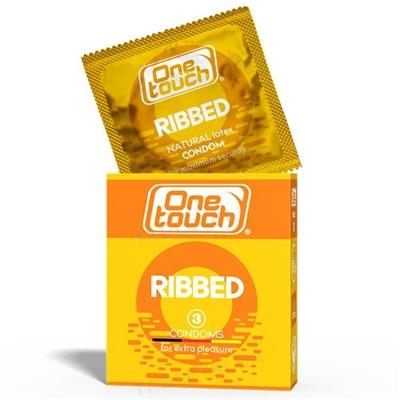 Презервативы One Touch Ribbed с ребристой структурой в силиконовой смазке с накопителем 3 шт. (4 260 363 470 025) - фото 3
