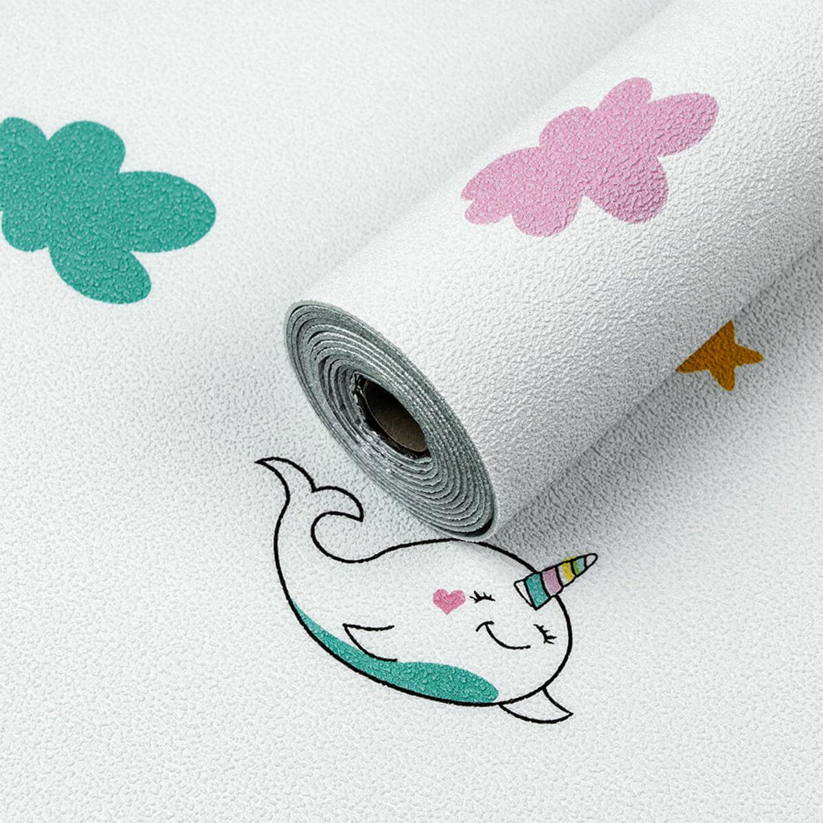 Обои самоклеящиеся Единорожки 2800х500х2 мм (SW-00001946)