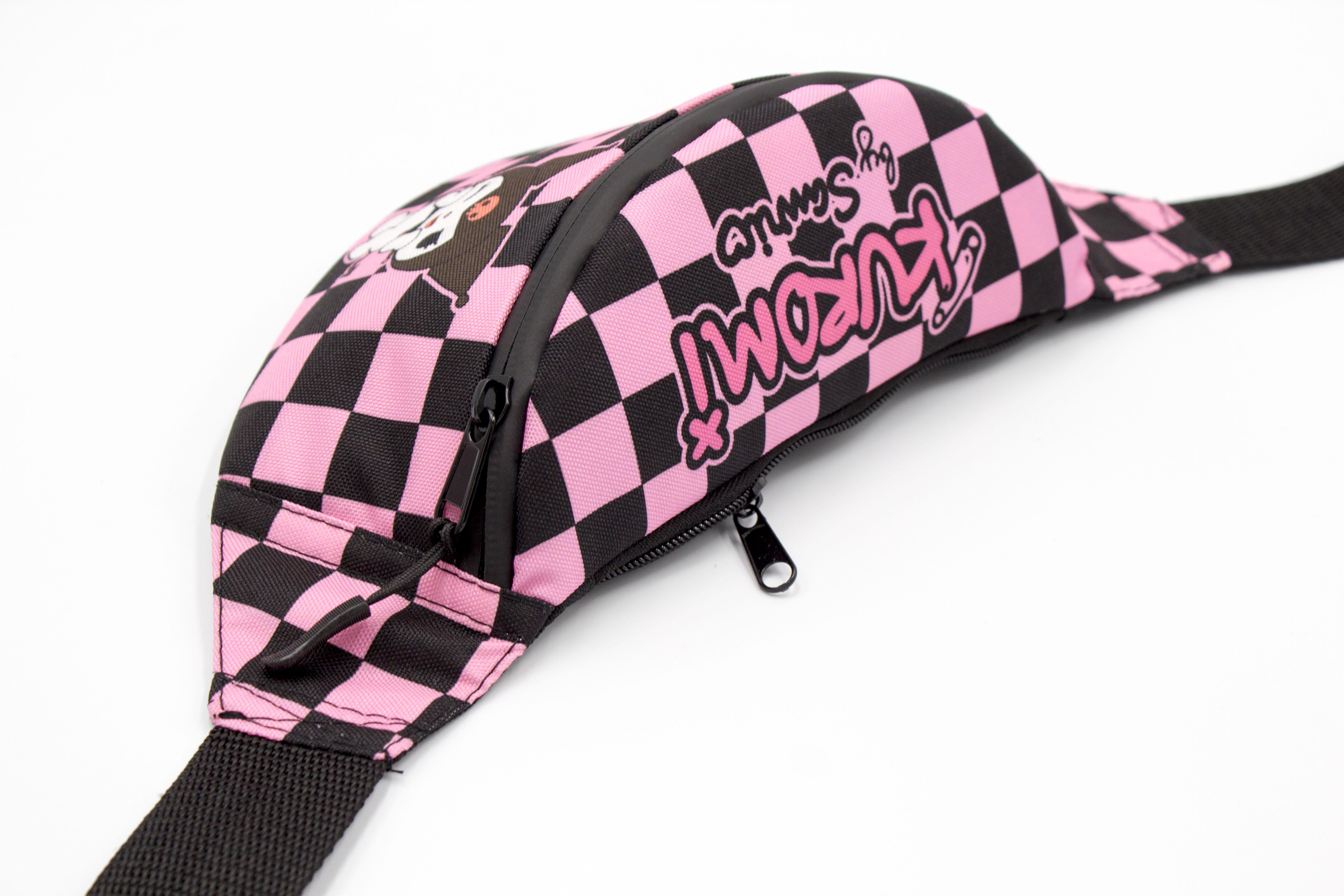 Сумка бананка Курумі Рожевий (BM-007) - фото 7 Сумка бананка Курумі Рожевий (BM-007) - фото 7