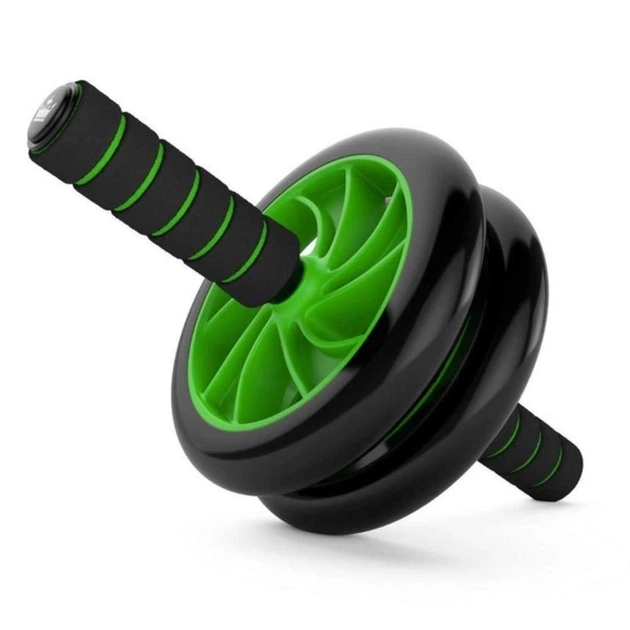 Фитнес-колесо для мышц пресса DOUBLE WHEEL ABS HEALTH ABDOMEN ROUND до 120 кг с прорезиновыми колесами и мики-ковриком Фитнес-колесо для мышц пресса DOUBLE WHEEL ABS HEALTH ABDOMEN ROUND до 120 кг с прорезиновыми колесами и мики-ковриком