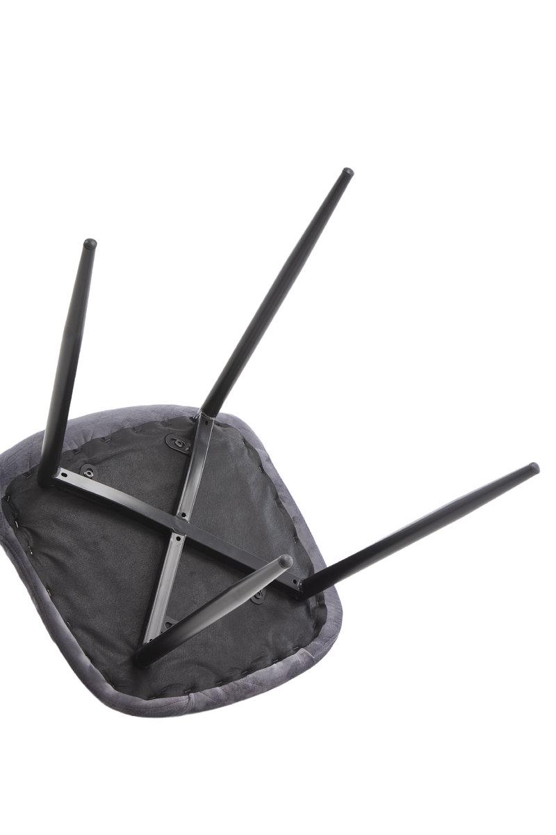 Кухонний стілець Мікс Меблі ЯРІС велюр Сірий темний (27896628) - фото 9 Кухонний стілець Мікс Меблі ЯРІС велюр Сірий темний (27896628) - фото 9