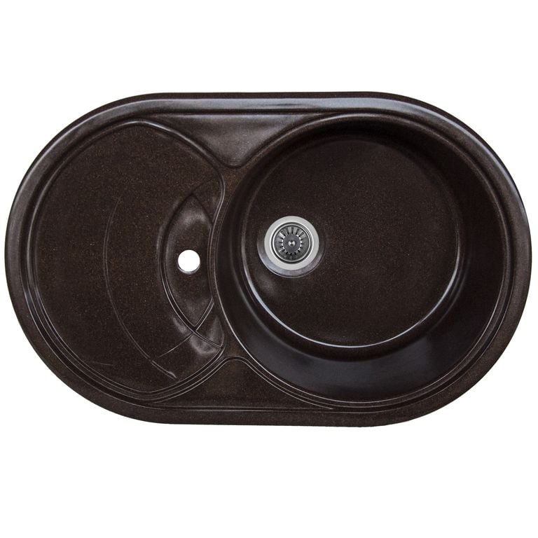 Мойка кухонная Platinum Gazzo 7750S Шоколад (353148)