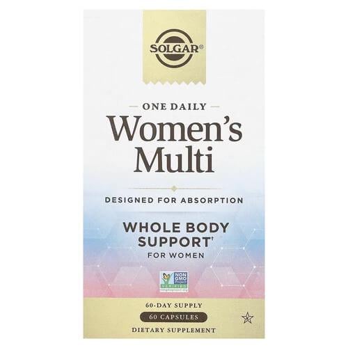 Витамины для женщин Solgar One Daily Women's Multi 60 Capsules (SOL-62017)