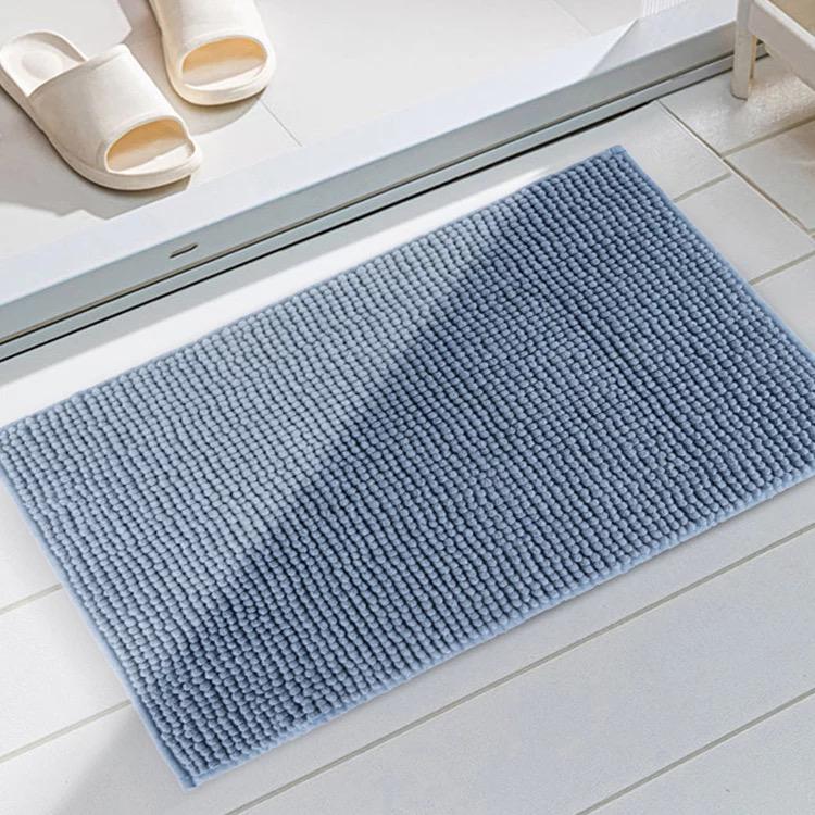 Коврик для ванны и душа Bathlux мягкий длинный ворс прорезиненный нескользящий Голубой Коврик для ванны и душа Bathlux мягкий длинный ворс прорезиненный нескользящий Голубой