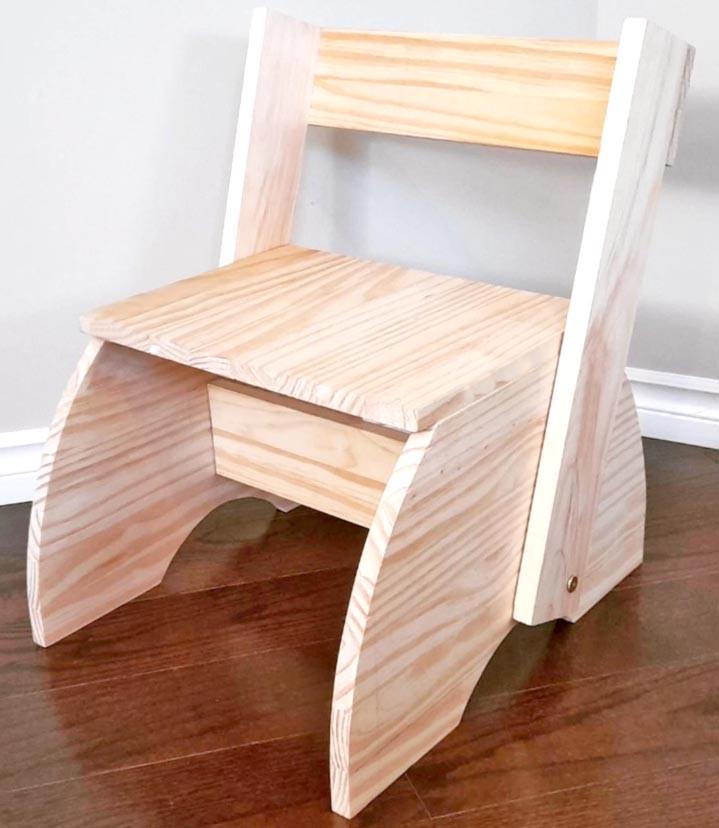 Скамейка-ступенька из дерева Шаста Бланже (ССТ-004701)