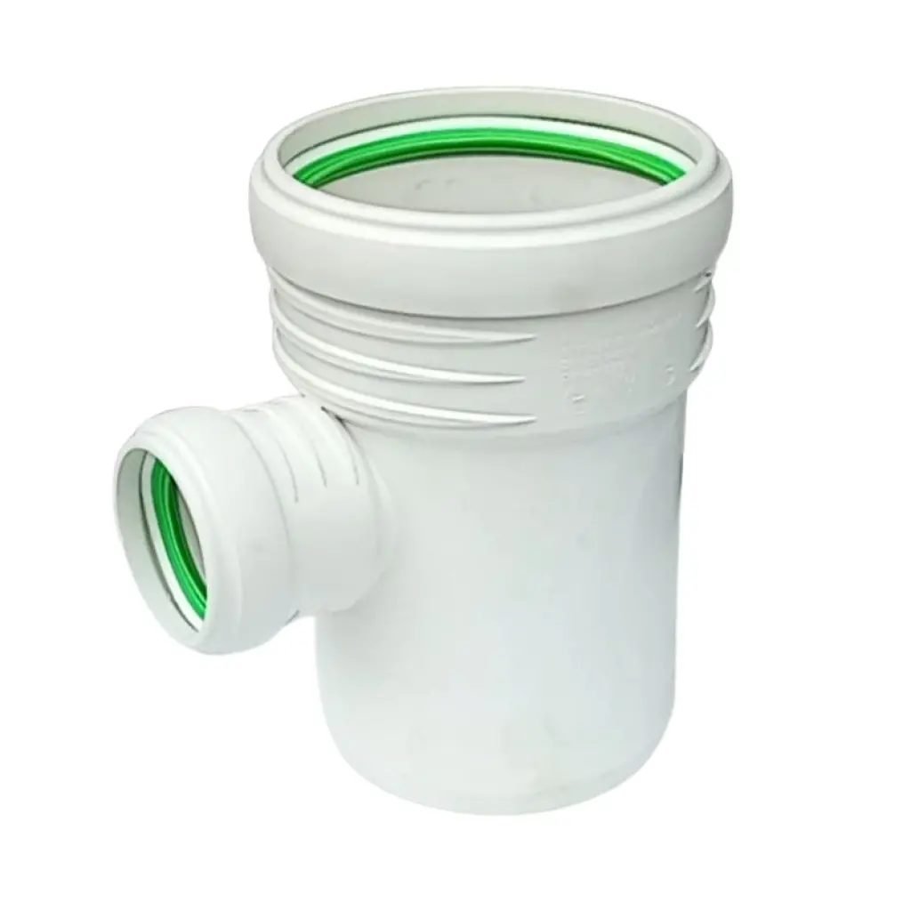 Тройник внутренний бесшумный АSG S-LINE 110х50х90 мм Белый (000067606)