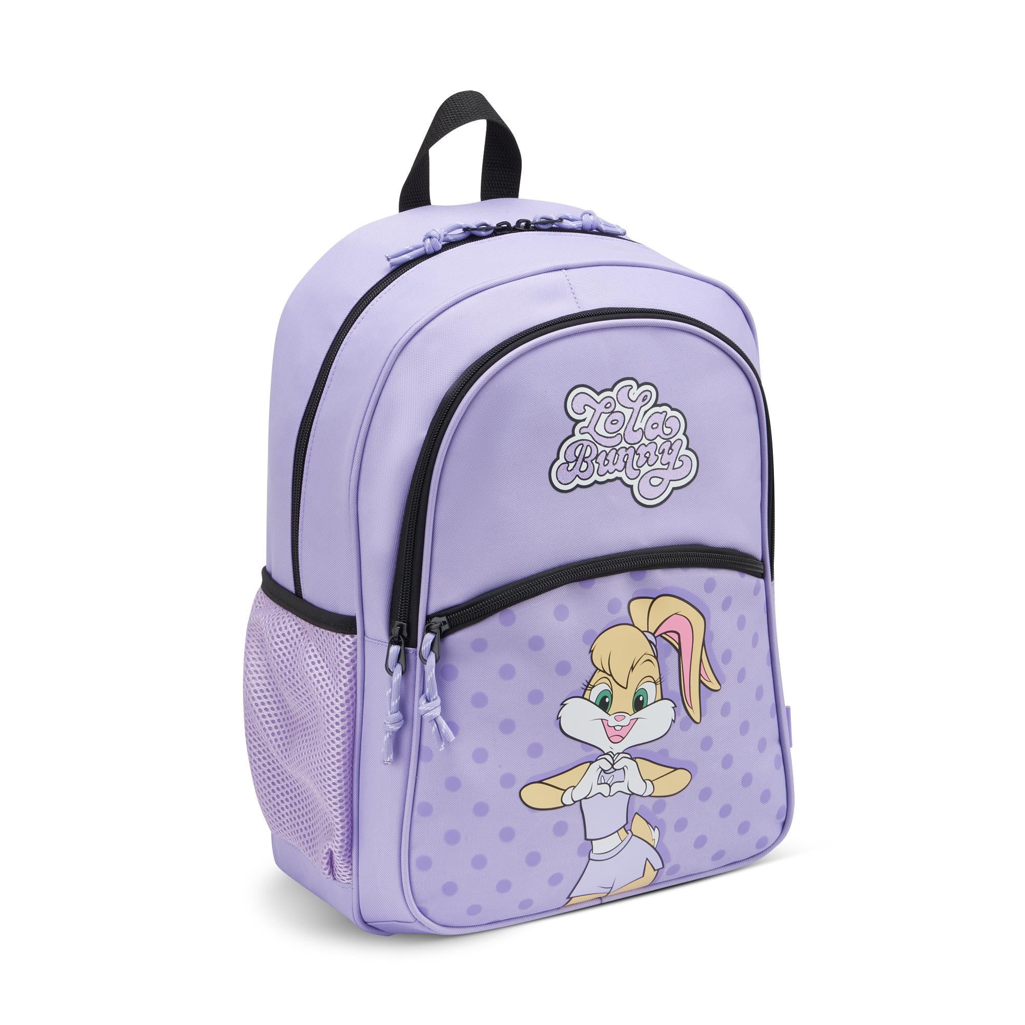 Рюкзак дитячий Roncato TUNES LOONEY KIDS 441002/65 з пеналом 42х31х13 см 0,5 кг 16 л Бузковий (13312)