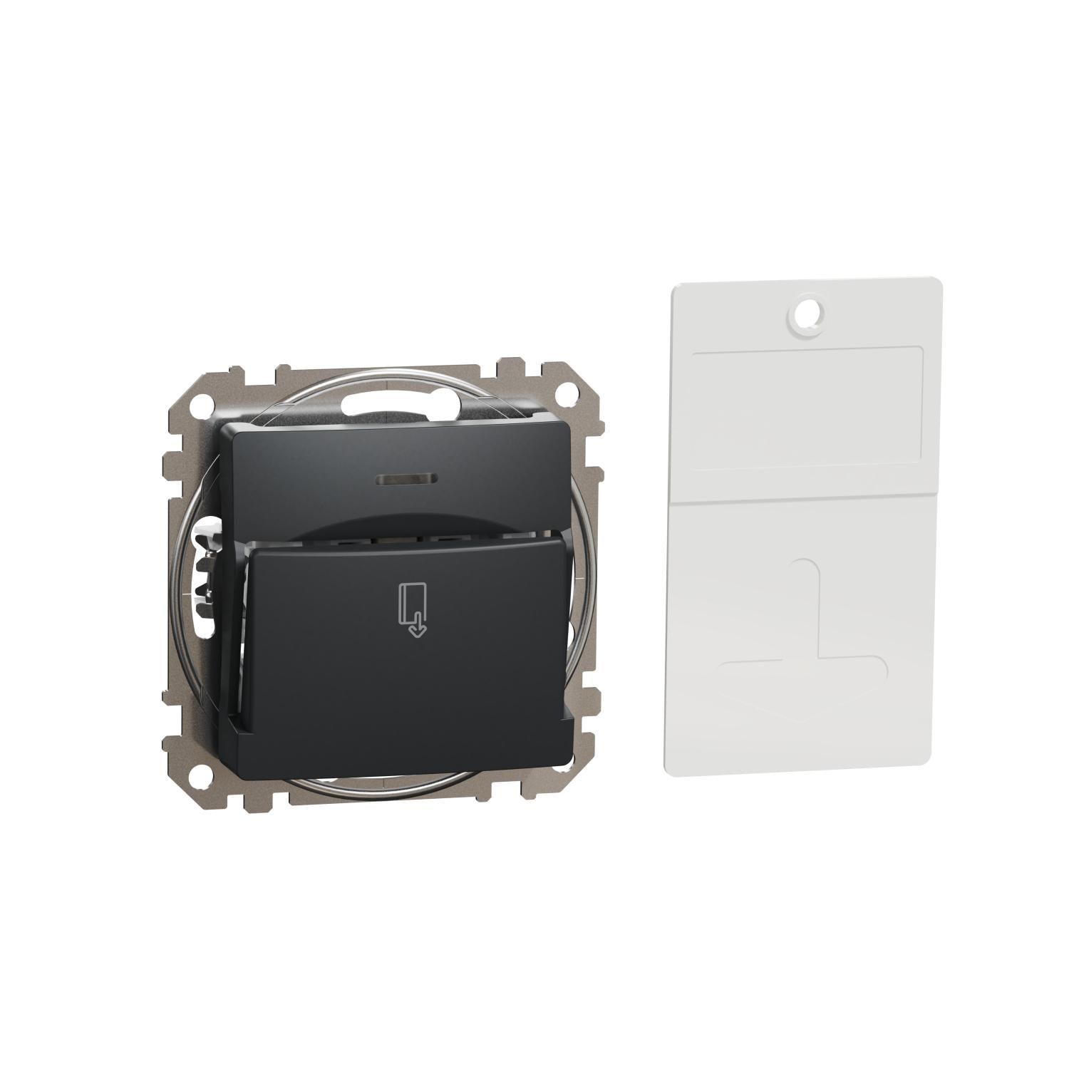 Выключатель карточный Schneider Electric Sedna Design & Elements 10А Черный (SDD114121) Выключатель карточный Schneider Electric Sedna Design & Elements 10А Черный (SDD114121)