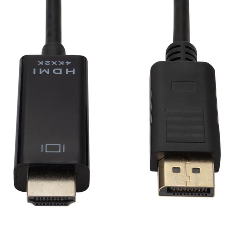 Кабель U&P DisplayPort-HDMI 4K 30Hz 1,8 м Black (SWE-CA04-BK) - фото 5 Кабель U&P DisplayPort-HDMI 4K 30Hz 1,8 м Black (SWE-CA04-BK) - фото 5