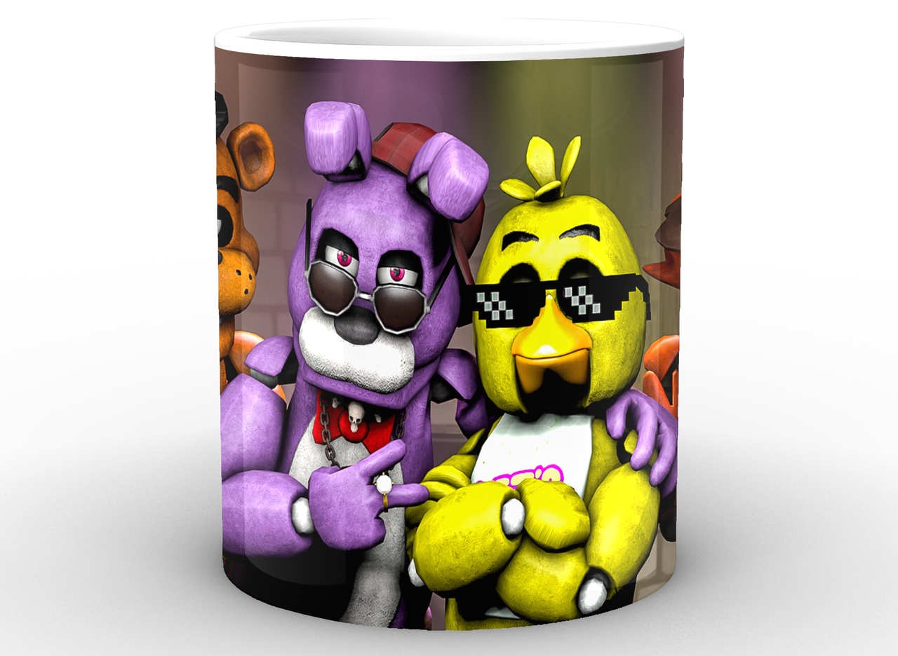 Чашка GeekLand Пять ночей с Фредди постер 330 мл