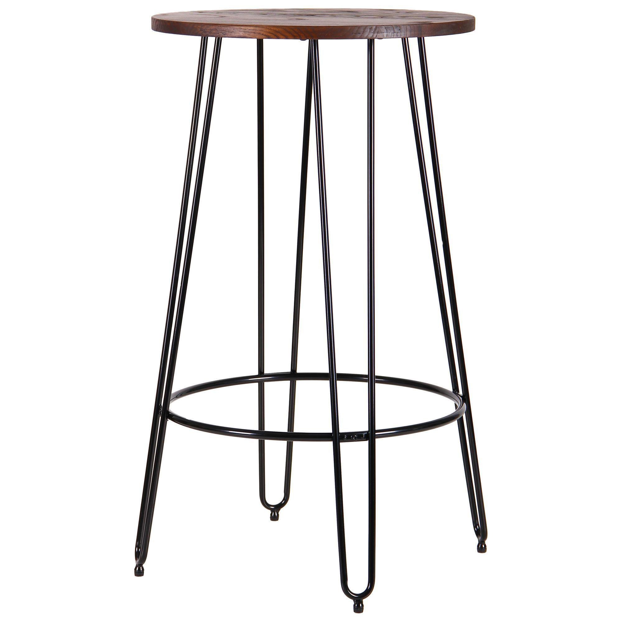 Барный стол AMF Nirvana 1050х600 Черный/Коричневый