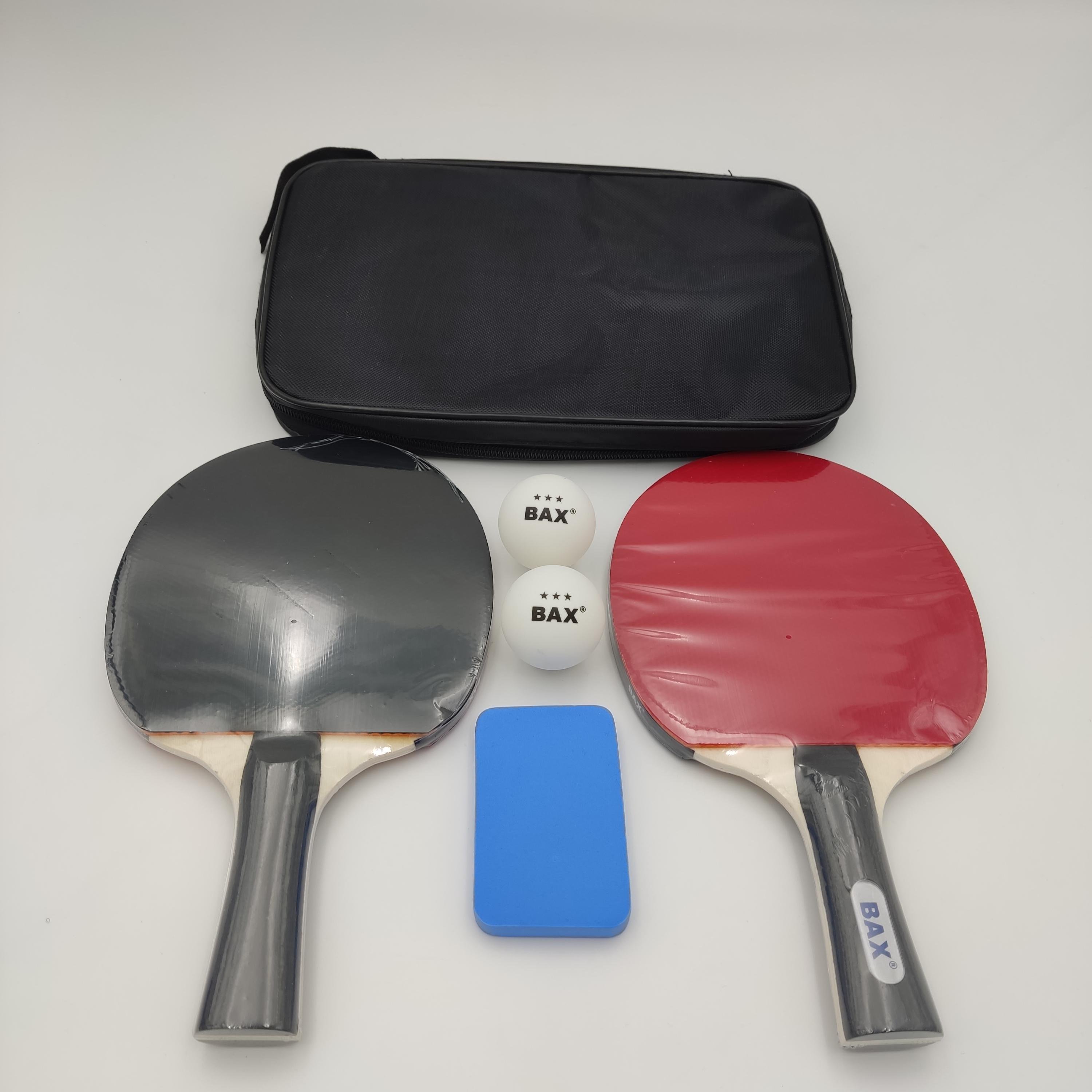 Набір ракеток для настільного тенісу Bax в чохлі спонжем і м'ячиками 2 шт. (151304+151306)