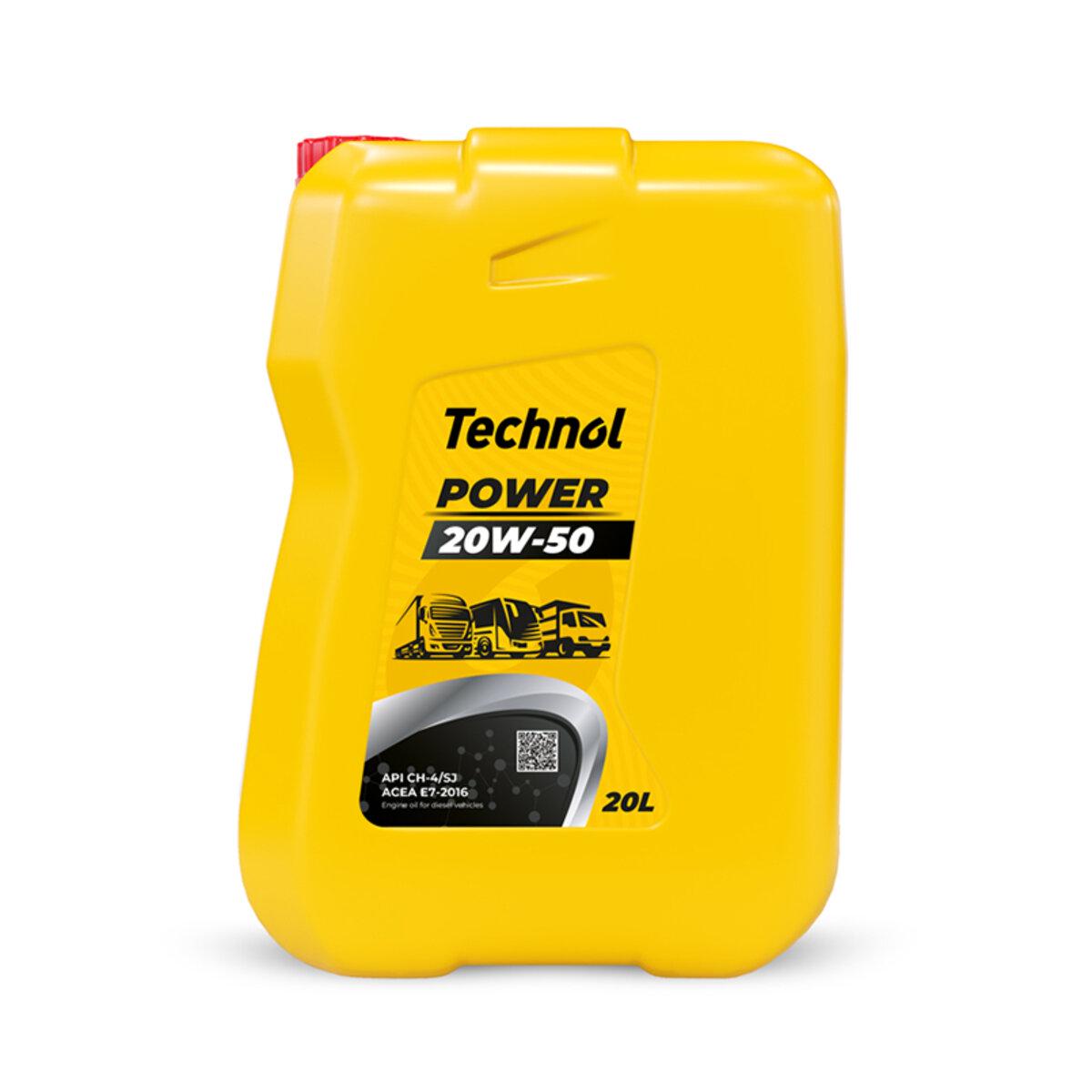 Моторное масло Technol Power 20W-50 20 л