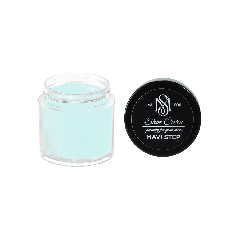 Крем для обуви из гладкой кожи MAVI STEP Custom 10 мл Голубой с зеленым (0515-B50G) - фото 1 Крем для обуви из гладкой кожи MAVI STEP Custom 10 мл Голубой с зеленым (0515-B50G) - фото 1