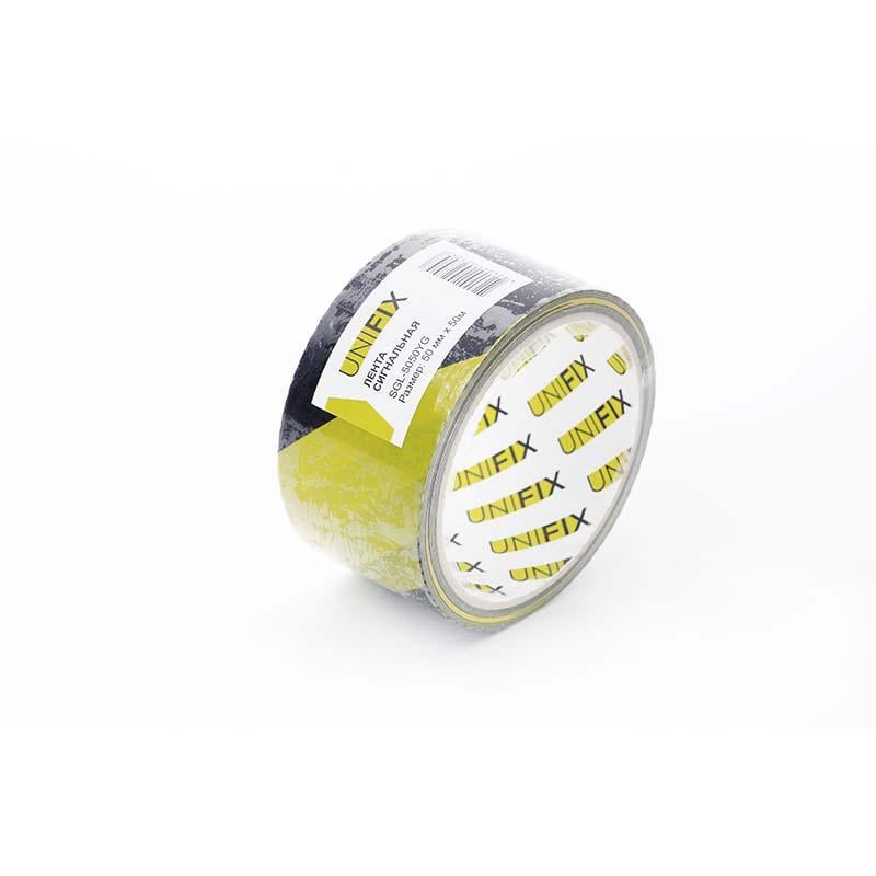 Лента сигнальная Unifix 50 мм x 50 м Желто-черный (18665270) Лента сигнальная Unifix 50 мм x 50 м Желто-черный (18665270)