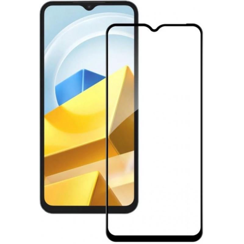 Защитное стекло Elite Lux 9D для Xiaomi Poco M5 Black