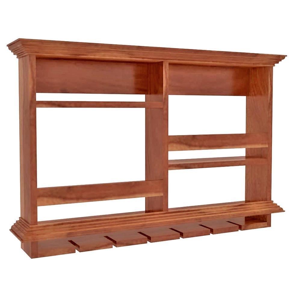 Полка для вина настенная из дерева Симохо Шафран (ПНК-018706)