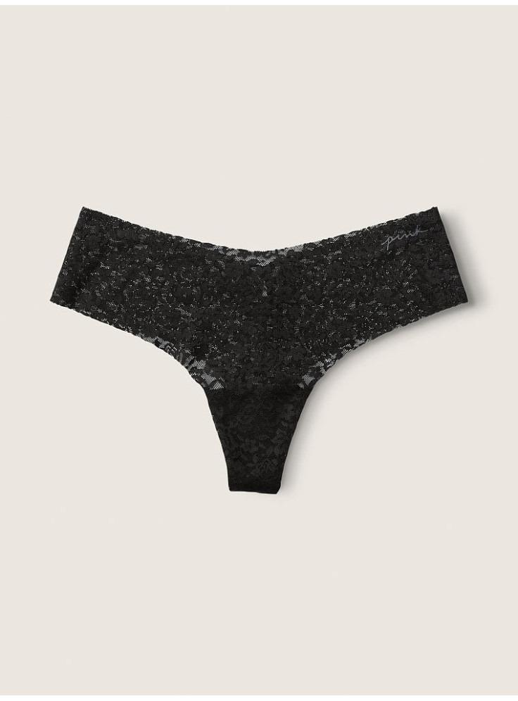 Трусики стринги Victoria's Secret Pink No-Show Soft Lace S Черный (26540284) Трусики стринги Victoria's Secret Pink No-Show Soft Lace S Черный (26540284)