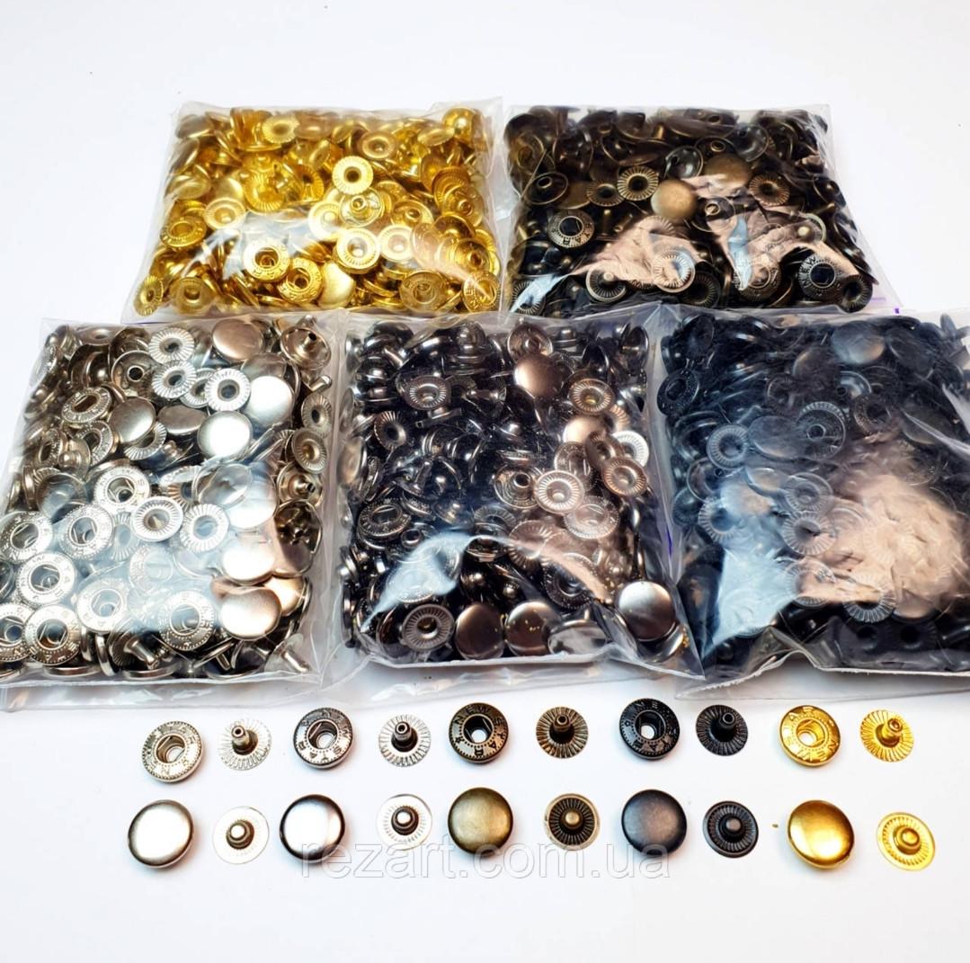 Кнопка металева Strong Alfa VT-2 10,5 мм 5х20 шт.